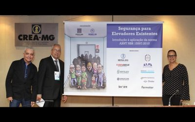 Crea-MG e Sindicon MG lançam cartilha sobre cuidados com elevadores