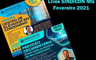 Sindicon MG realiza lives para síndicos em fevereiro
