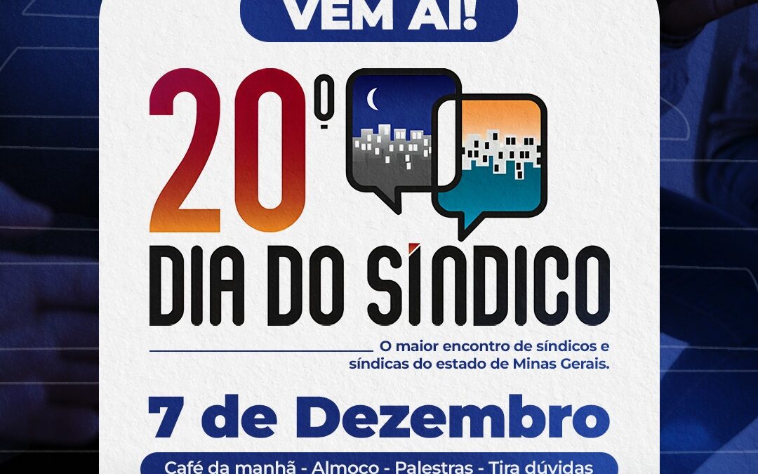 Dia do Síndico chega aos 20 anos com evento em dezembro